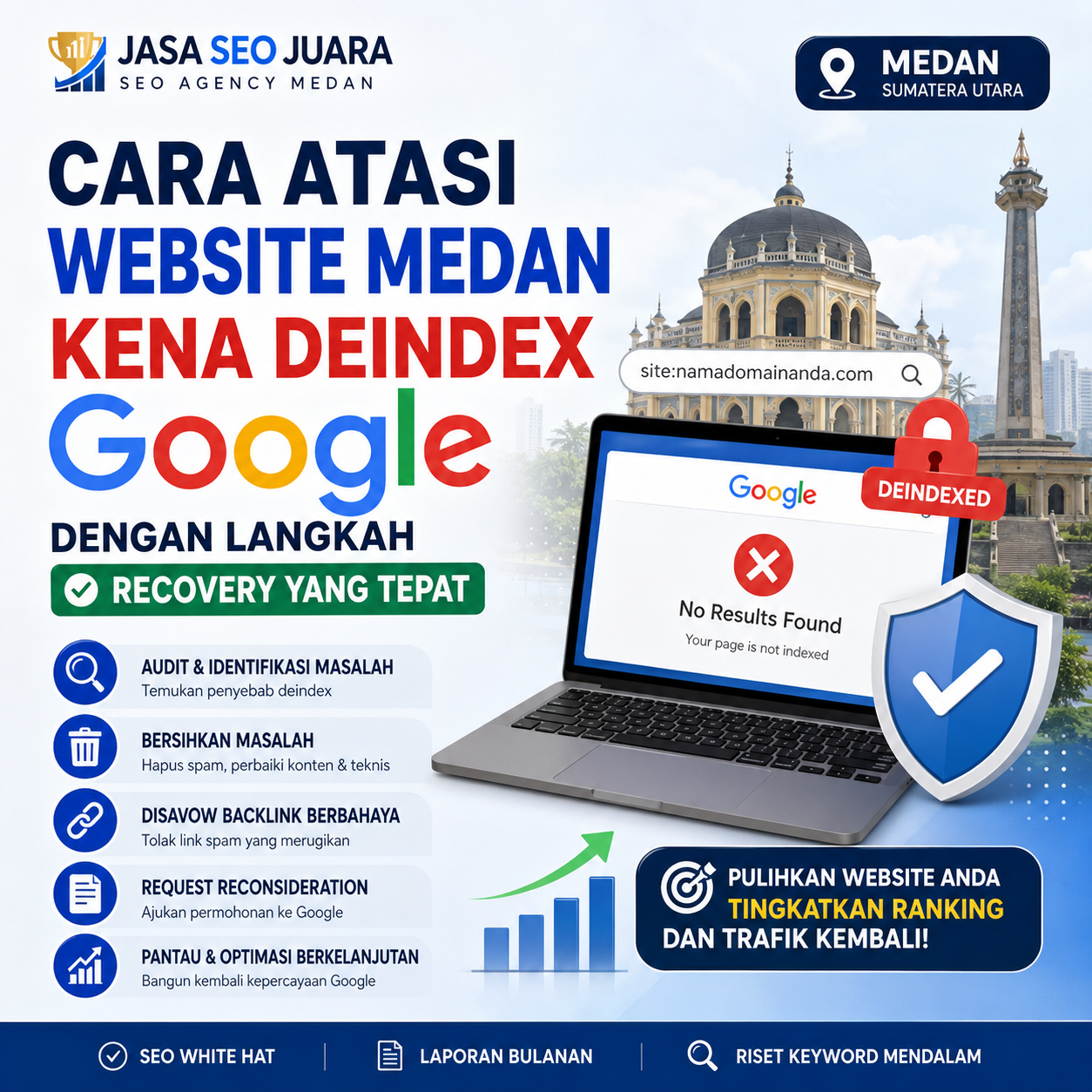 Cara Atasi Website Medan Kena Deindex Google Langkah Darurat Mengembalikan Website Bisnis agar Kembali Muncul di Google