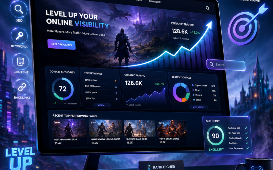 SEO Game 2026 Strategi Membangun Traffic Organik untuk Brand Game