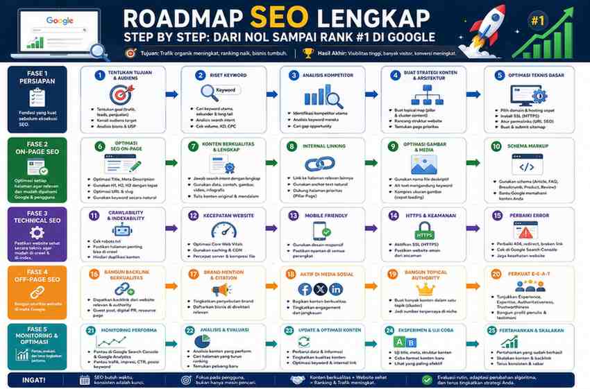 Tips Rank #1 Google Panduan SEO Lengkap untuk Halaman Pertama