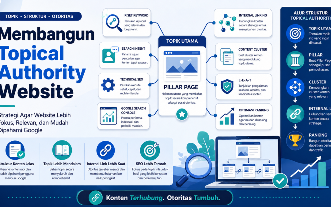 Cara Membangun Topical Authority Website untuk Ranking Google