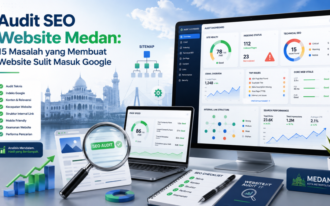Audit SEO Website Medan: 15 Masalah yang Membuat Website Sulit Masuk Google