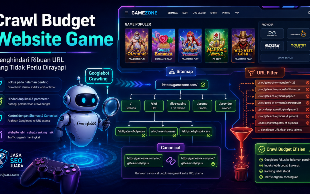 Crawl Budget Website Game Menghindari Ribuan URL yang Tidak Perlu Dirayapi