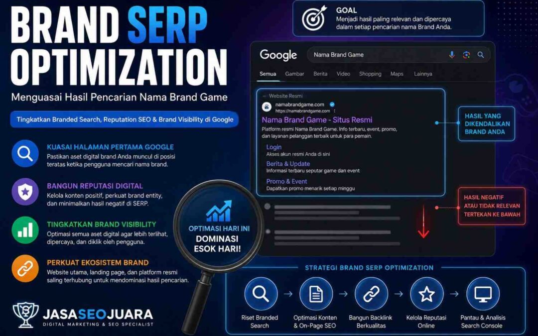 Brand SERP Optimization Menguasai Hasil Pencarian Nama Brand Game