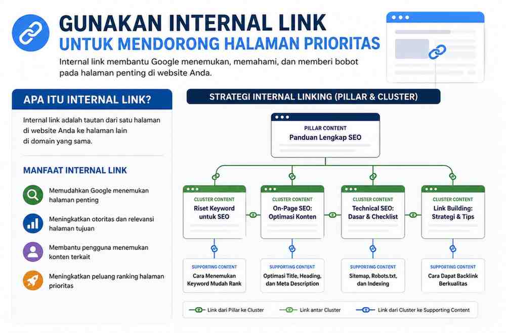 gunakan internal linkking