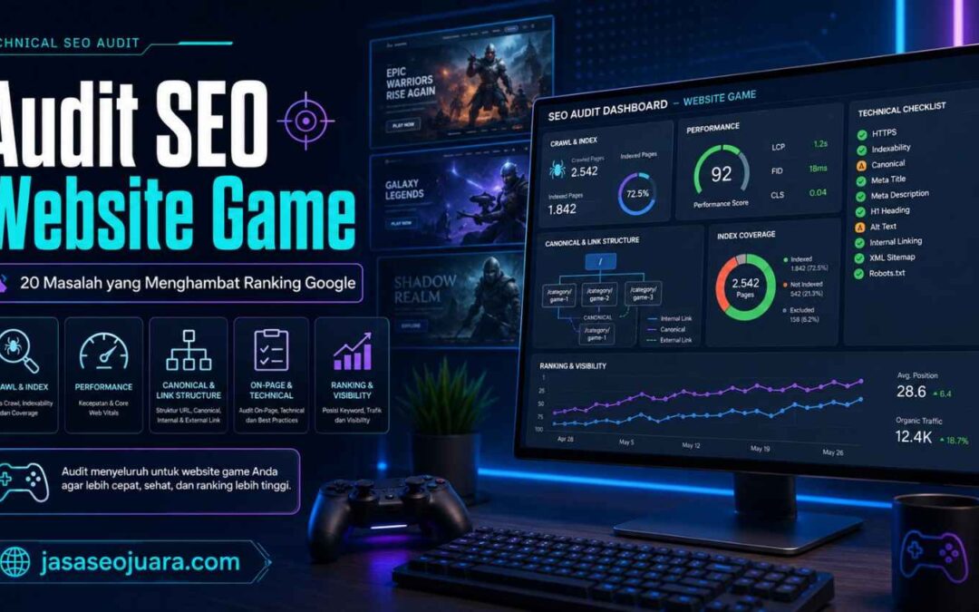 Audit SEO Website Game 20 Masalah yang Menghambat Ranking Google