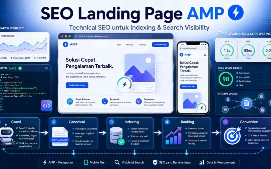 SEO Landing Page AMP Framework Technical SEO untuk Meningkatkan Indexing dan Search Visibility