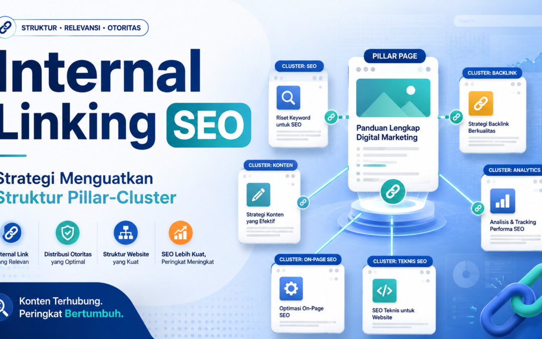 Internal Linking SEO Strategi Menguatkan Struktur Pillar-Cluster