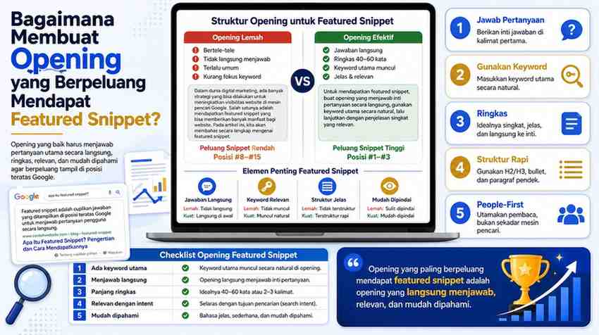 bagaimana membuat opening yang berpeluang